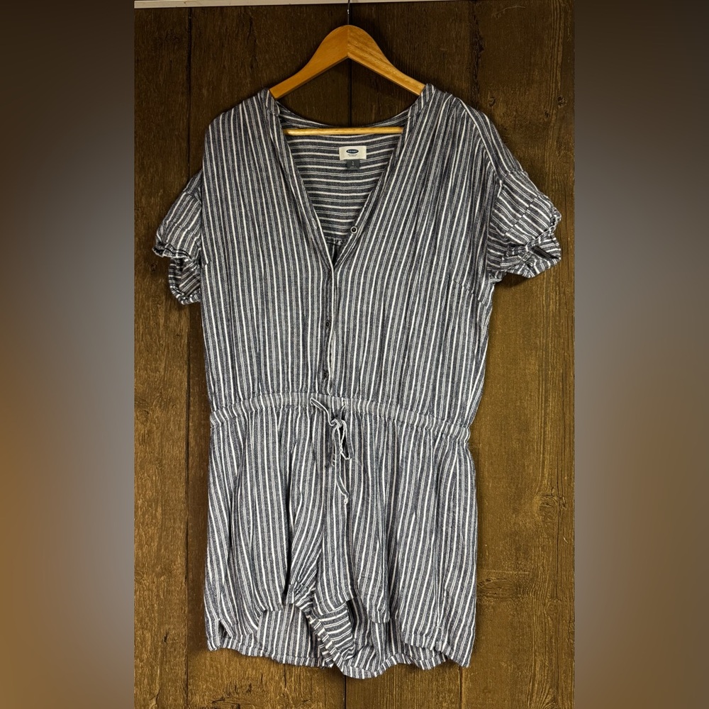 Striped romper